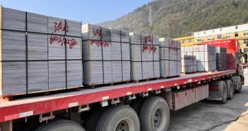 常州 芝麻灰地铺石出货日常