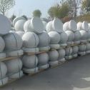常州 白麻花岗岩石材圆球，石球，挡车球，隔离球，景观石球，风水球等