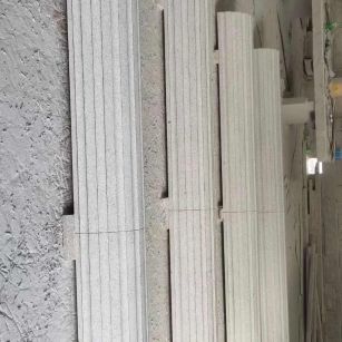 常州 花岗岩厂家带你看白麻花岗岩门楼大柱柱皮