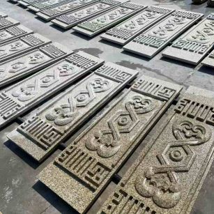 常州 黄金麻花岗岩外墙雕刻板