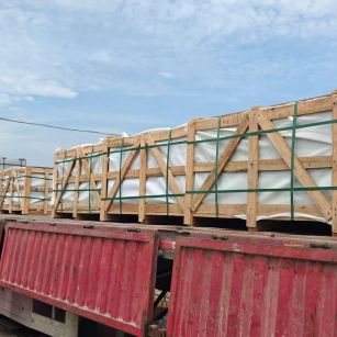 常州 芝麻白花岗岩地铺石出口专车-泰国游