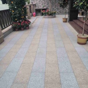 常州 黄金麻白麻荔枝面庭院铺装展示