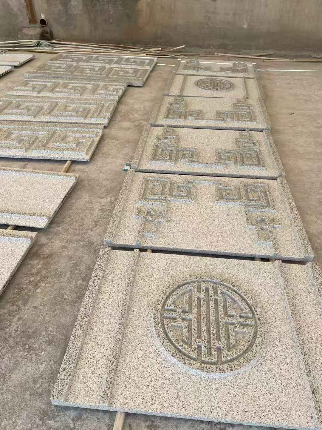 常州 白麻花岗岩外墙立面雕刻板