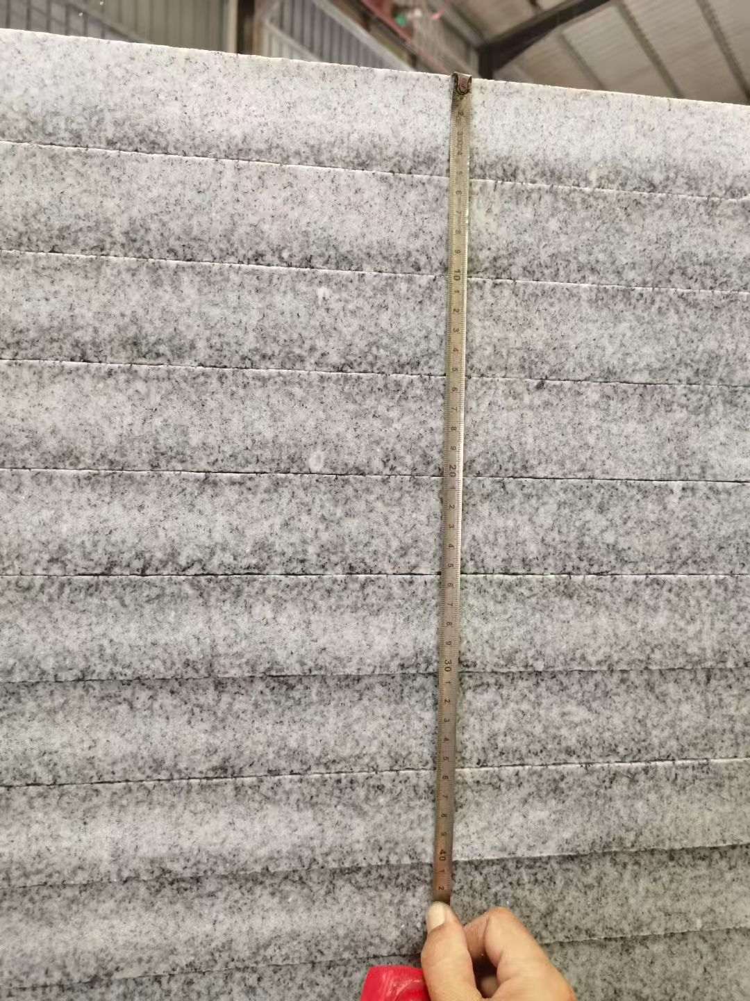 常州 芝麻白火烧成品厚薄均匀，B料价格接近A料质量