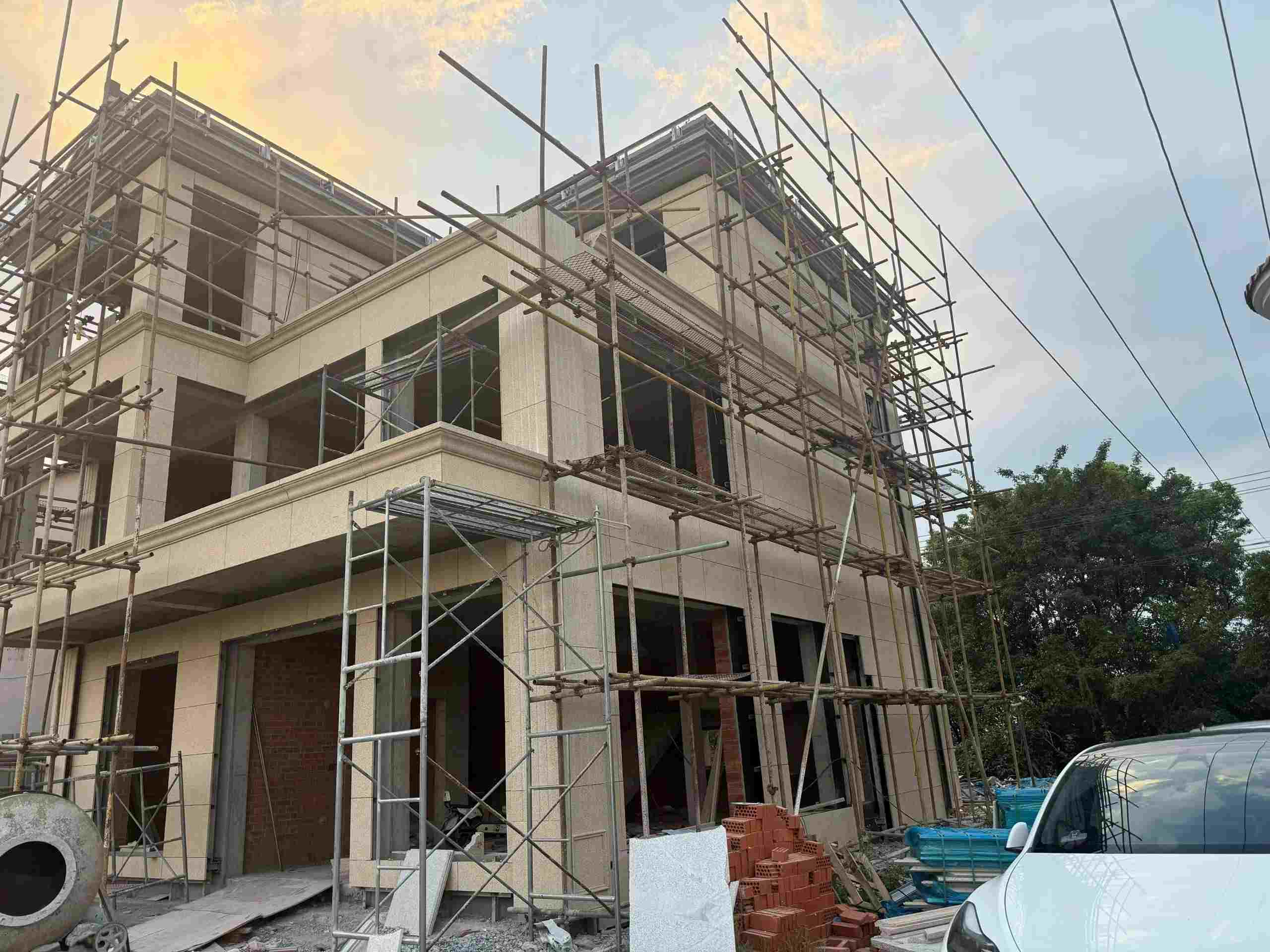 常州 黄金麻荔枝面花岗岩外墙干挂