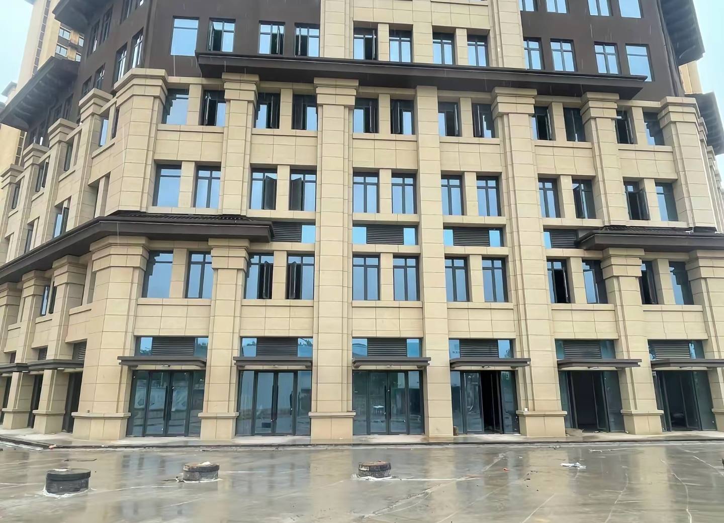 常州 黄金麻花岗岩荔枝面小区外墙干挂