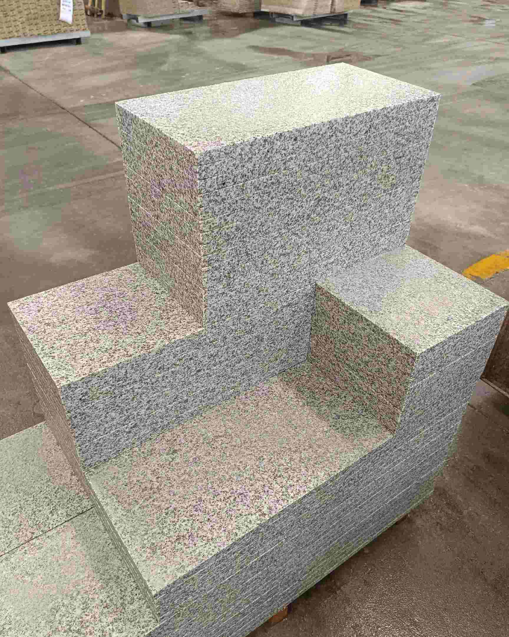 常州 白麻花岗岩荔枝面地铺石