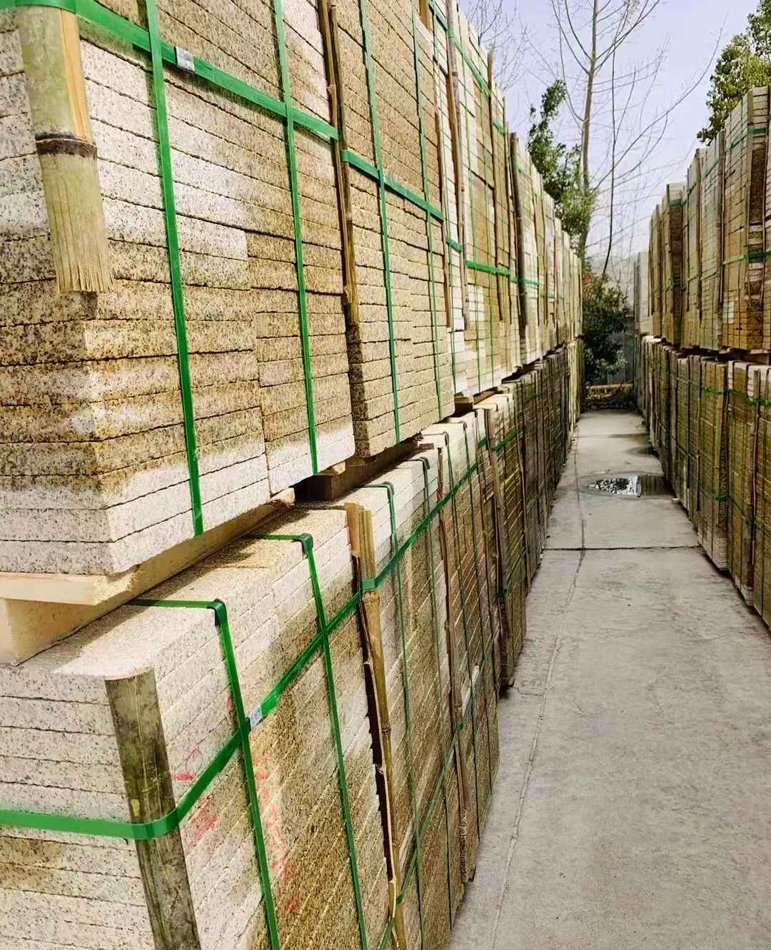 常州 黄金麻花岗岩荔枝面地铺石